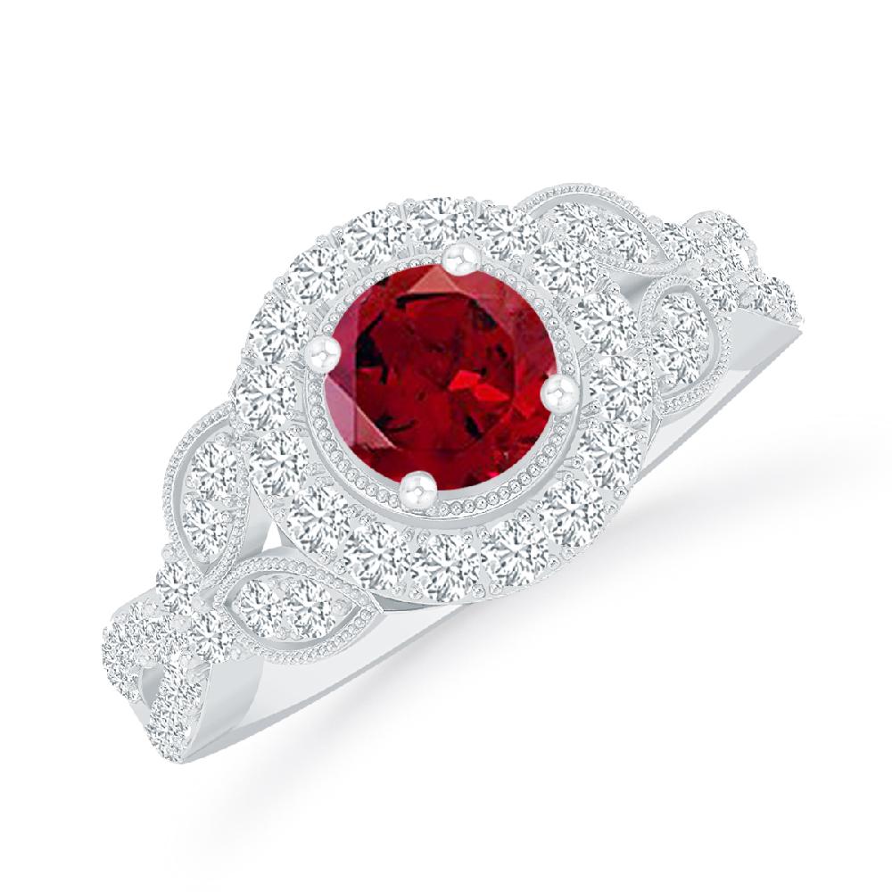 White Gold - Garnet