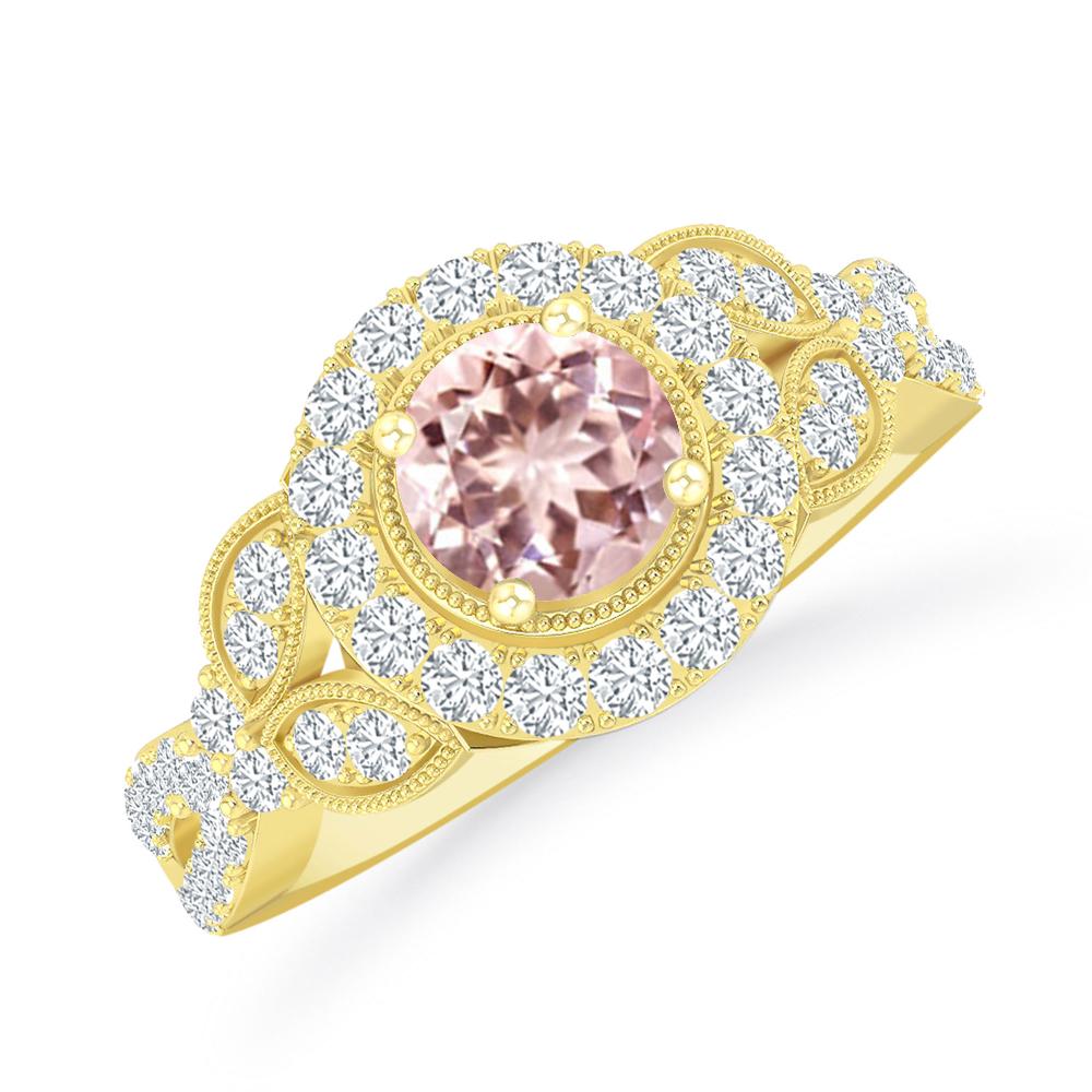 Yellow Gold - Morganite