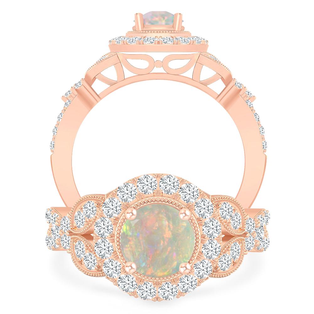 Rose Gold - Opal