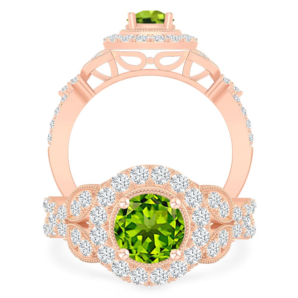 Rose Gold - Peridot