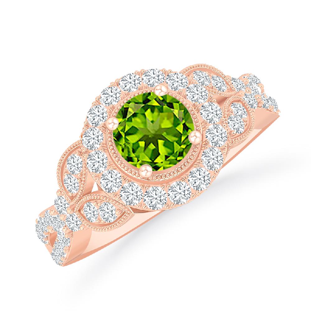 Rose Gold - Peridot