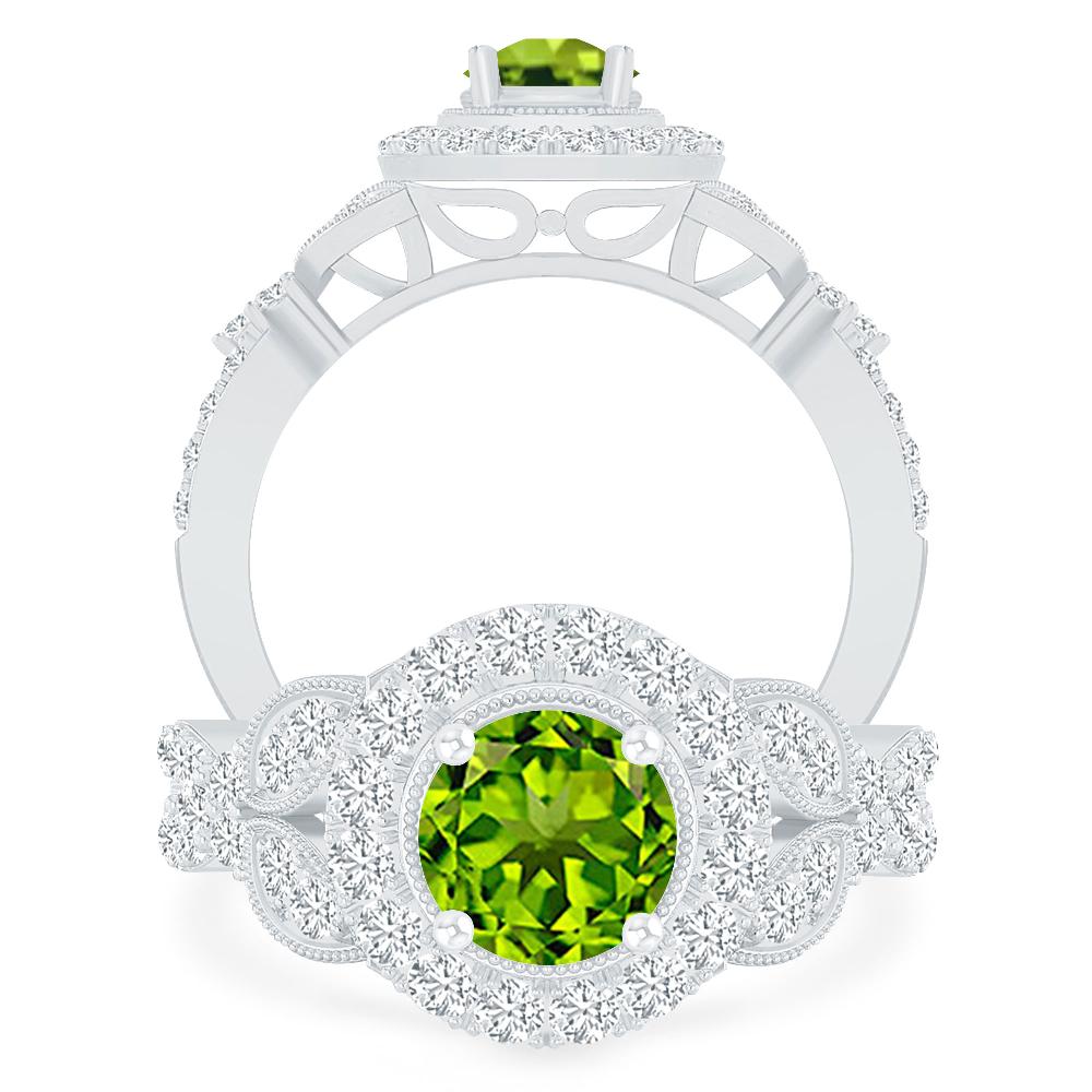 White Gold - Peridot