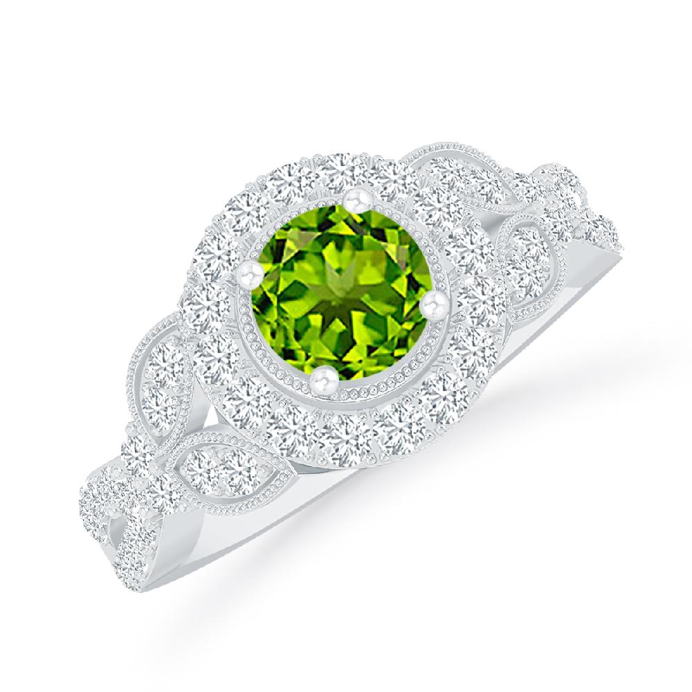 White Gold - Peridot