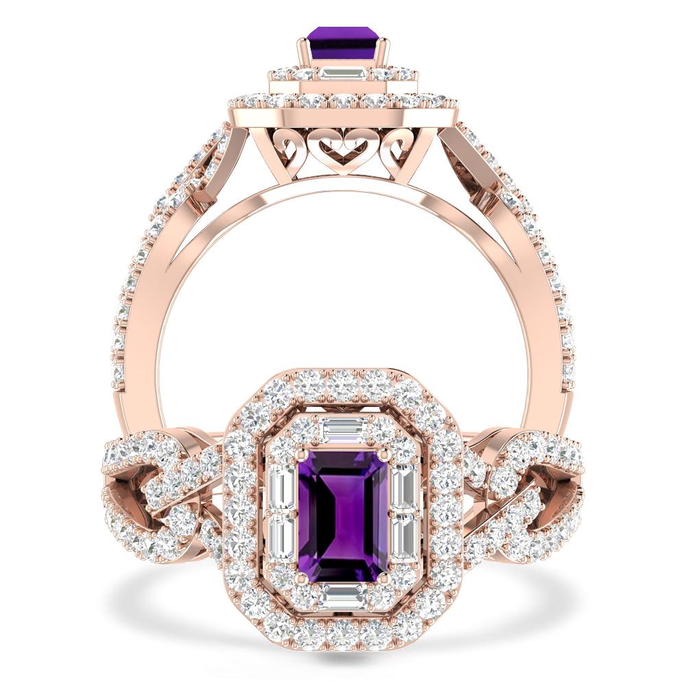 Rose Gold - Amethyst