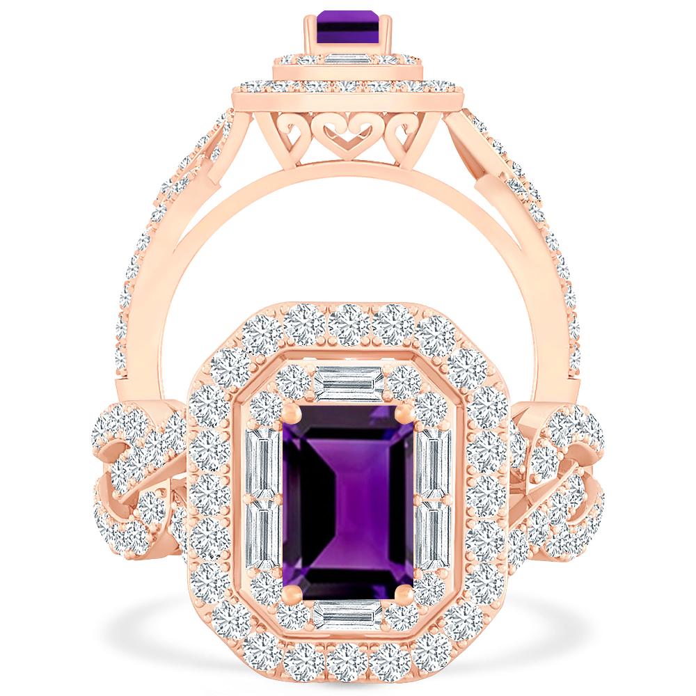 Rose Gold - Amethyst