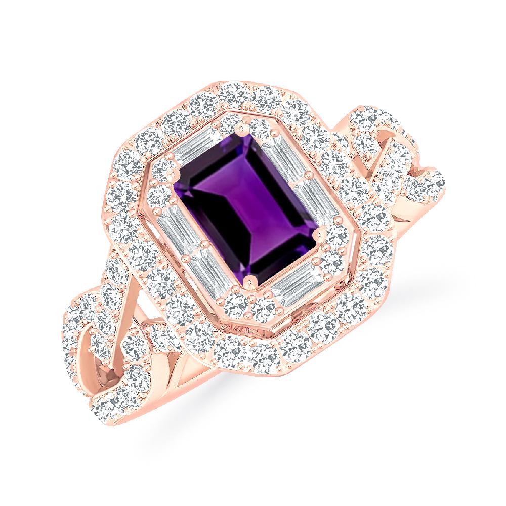 Rose Gold - Amethyst