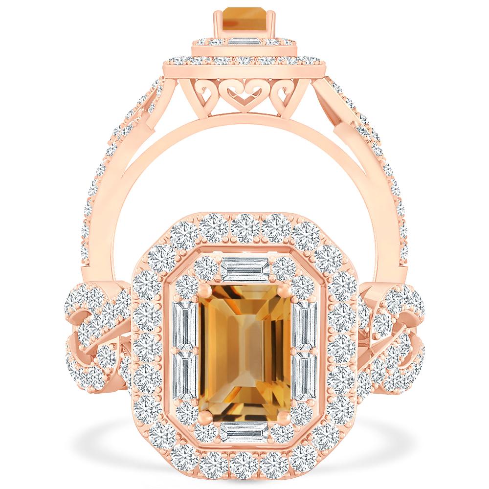 Rose Gold - Citrine