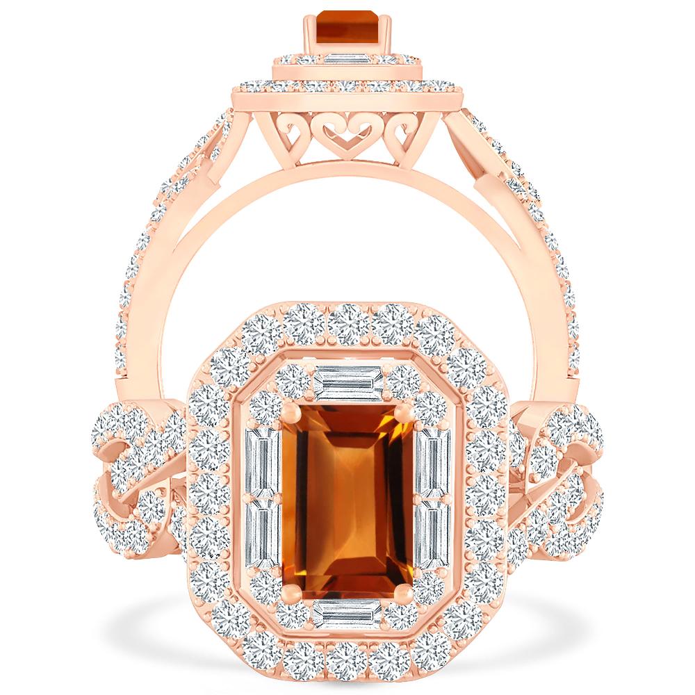 Rose Gold - Citrine