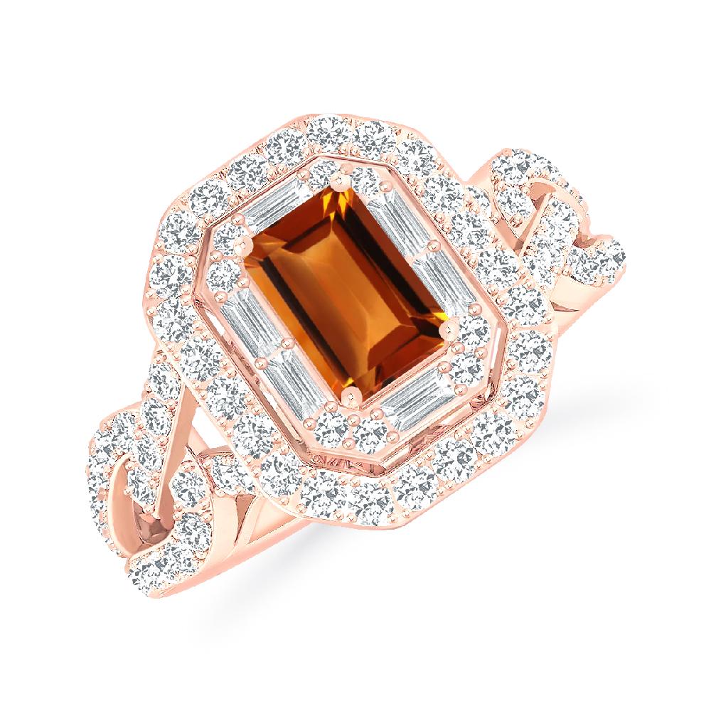 Rose Gold - Citrine