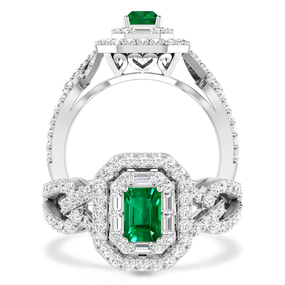 White Gold - Emerald