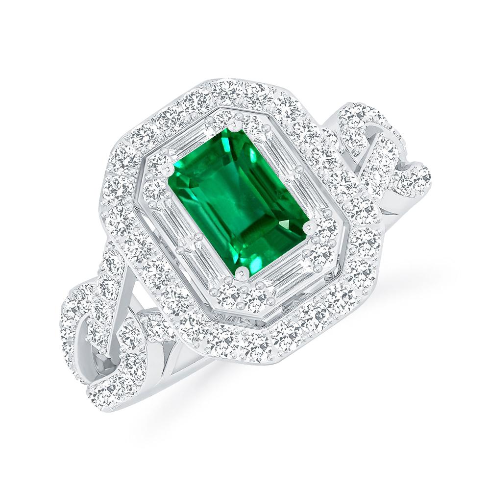 White Gold - Emerald