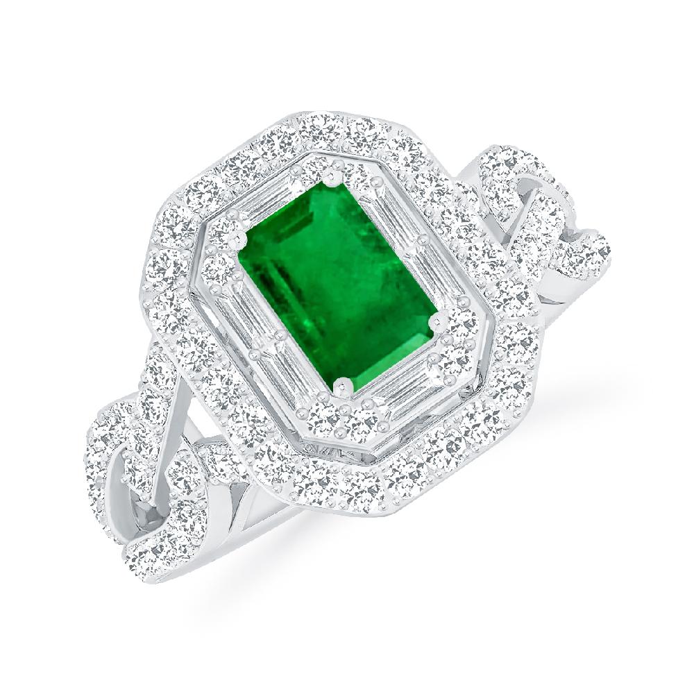 White Gold - Emerald