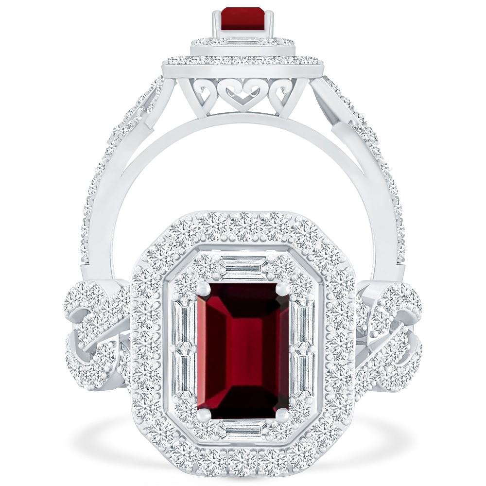 White Gold - Garnet