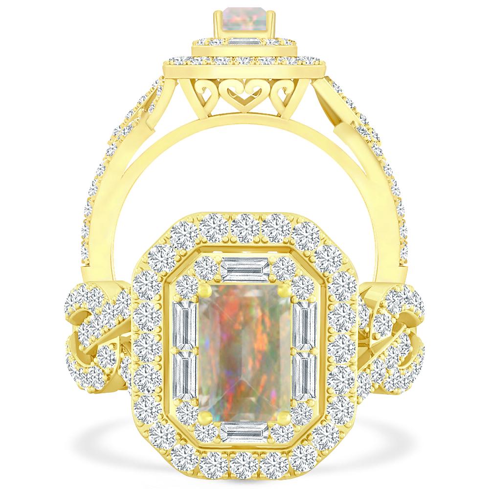 Yellow Gold - Opal