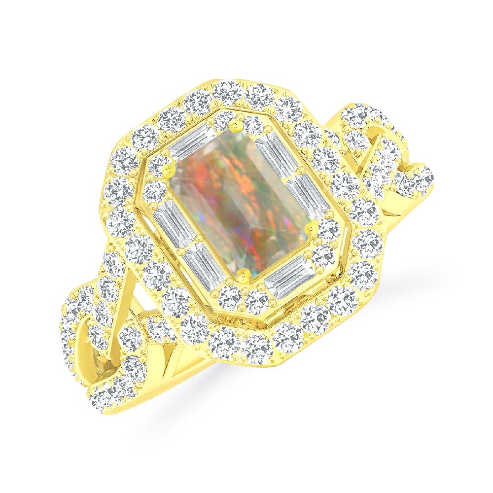 Yellow Gold - Opal