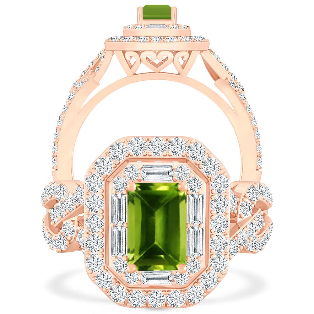 Rose Gold - Peridot