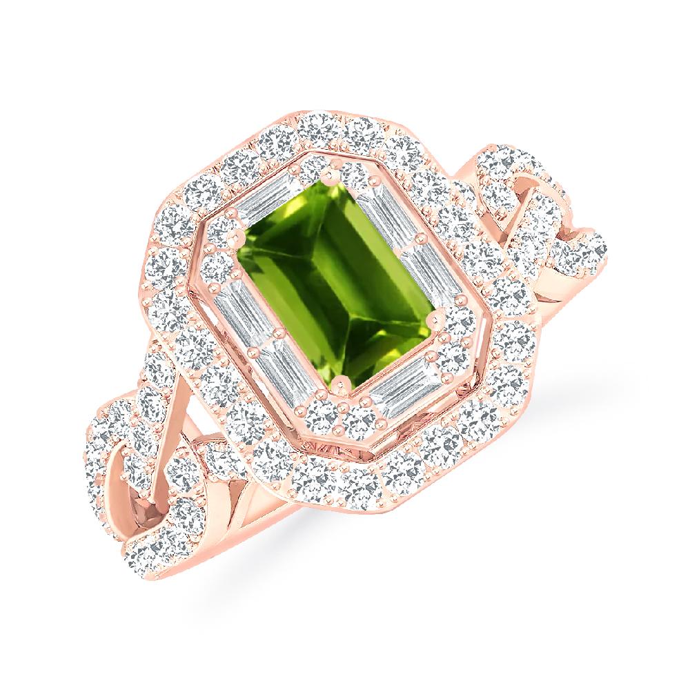 Rose Gold - Peridot