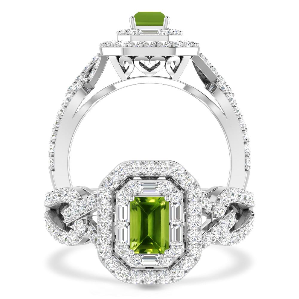 White Gold - Peridot