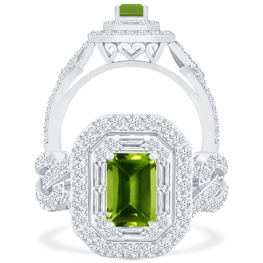 White Gold - Peridot