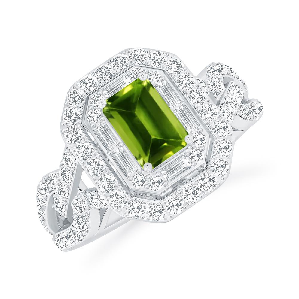 White Gold - Peridot