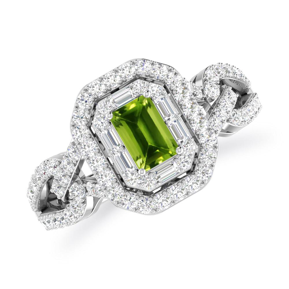 White Gold - Peridot