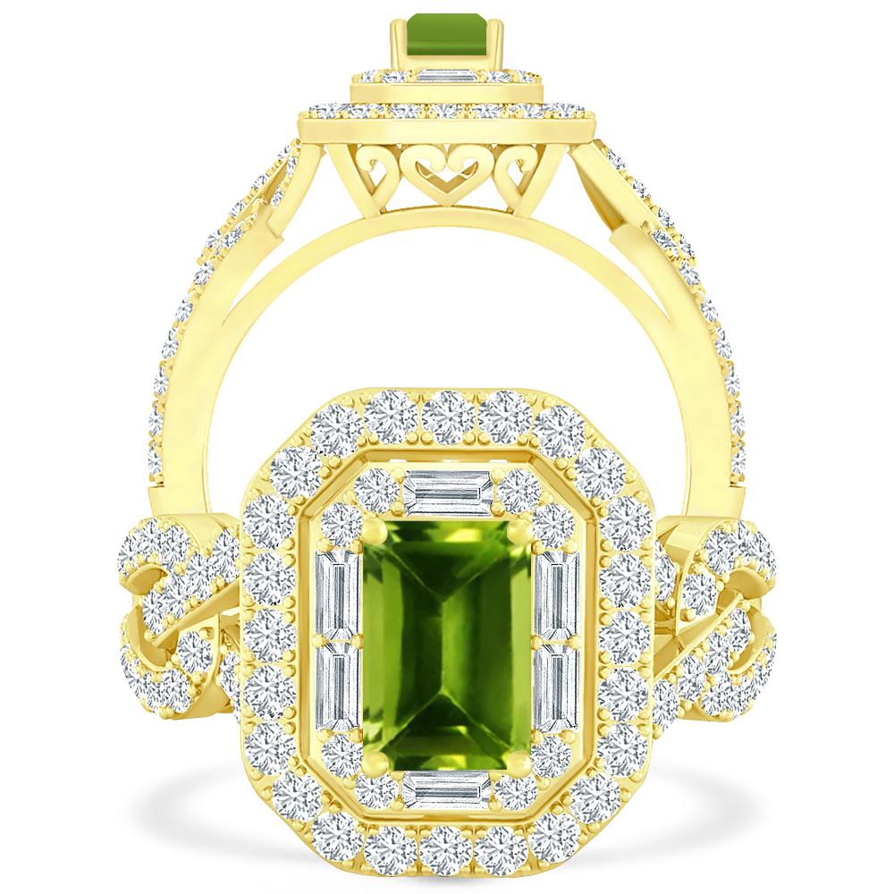 Yellow Gold - Peridot