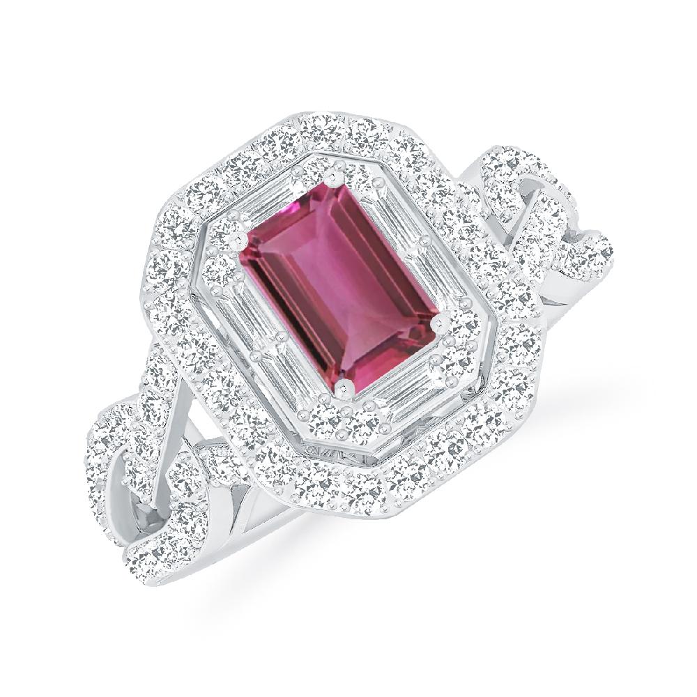 White Gold - Pink Tourmaline