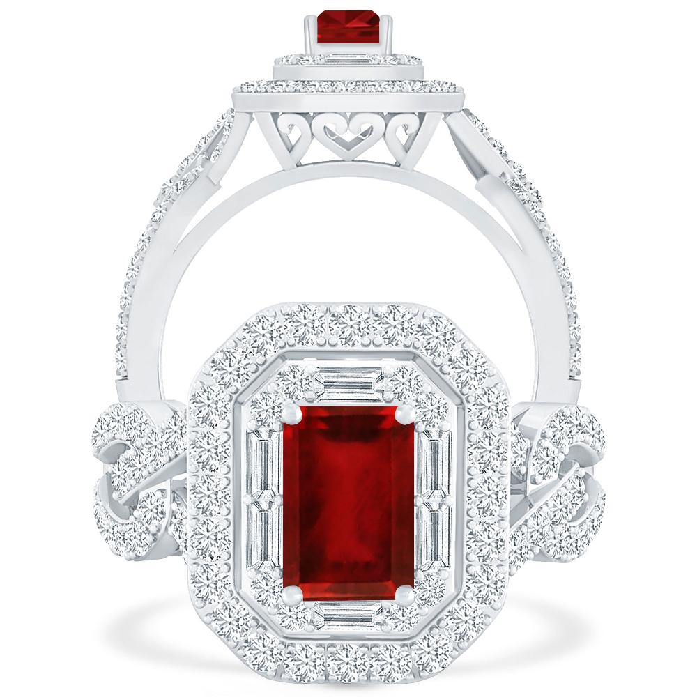 White Gold - Ruby