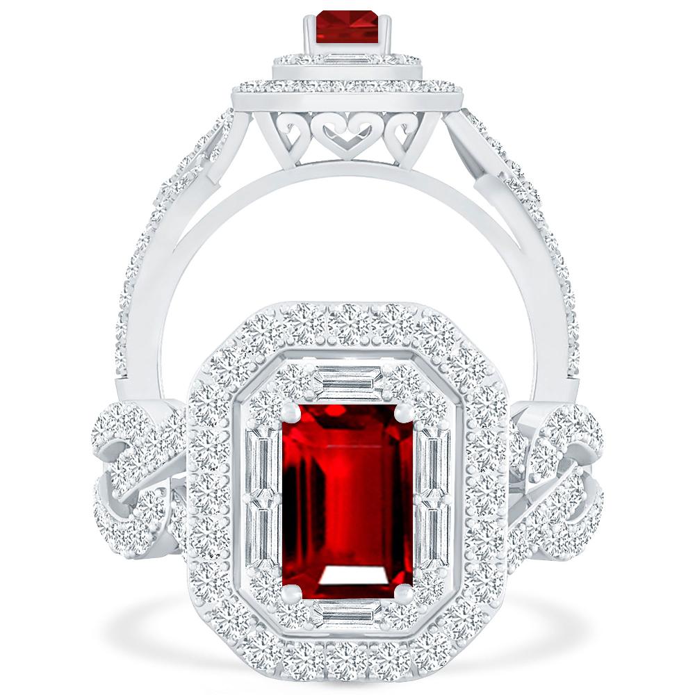 White Gold - Ruby