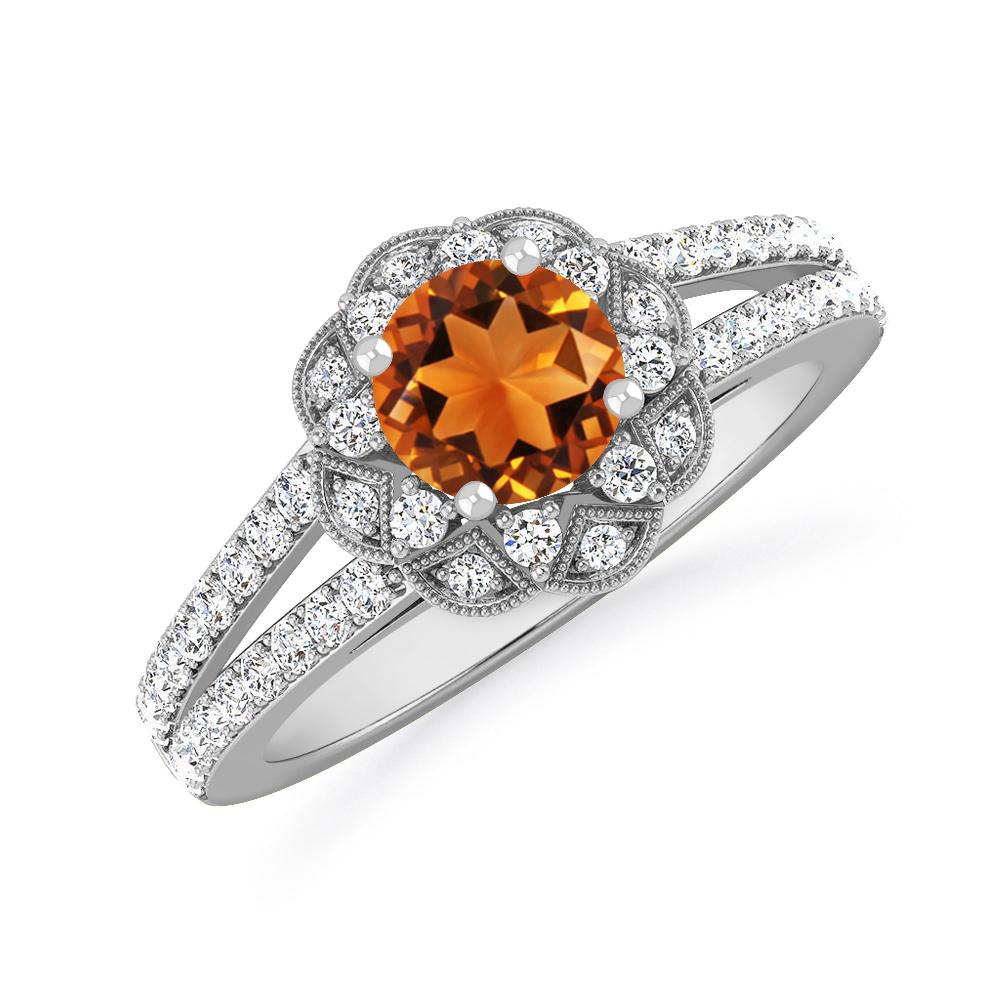 White Gold - Citrine