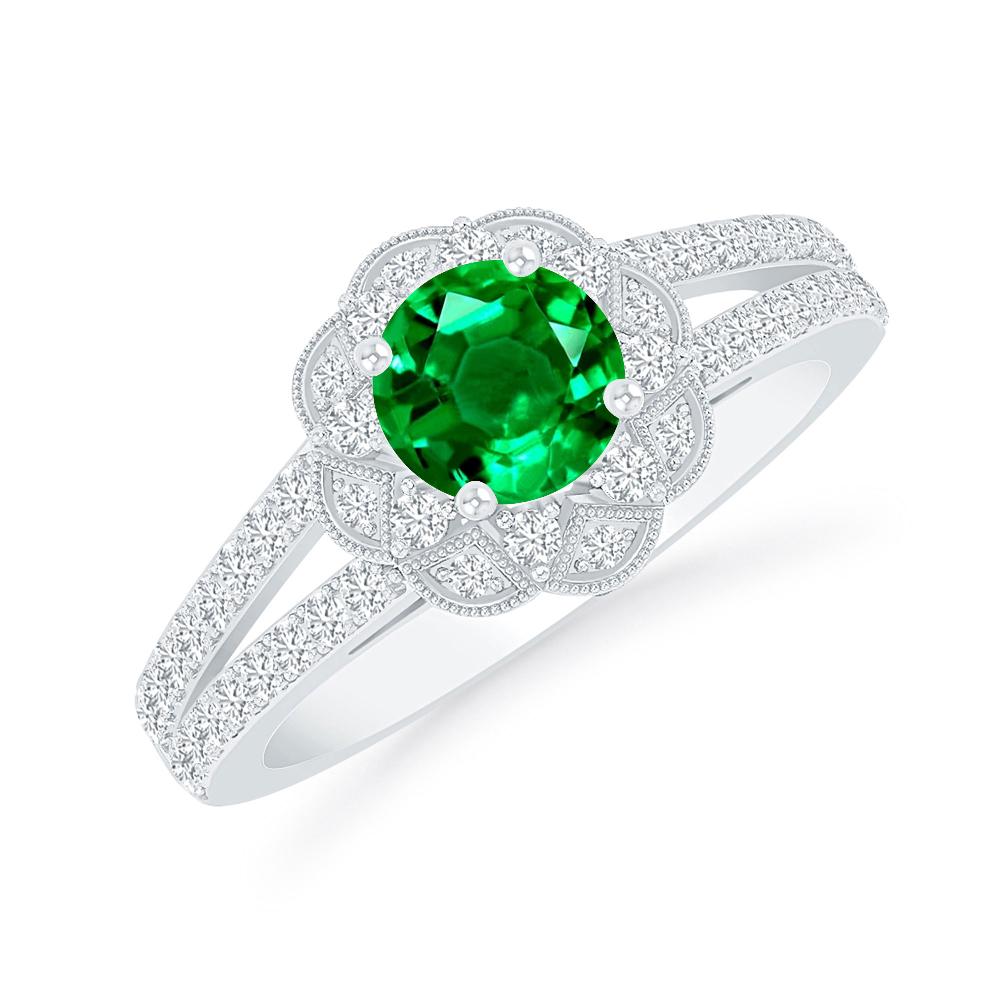 White Gold - Emerald