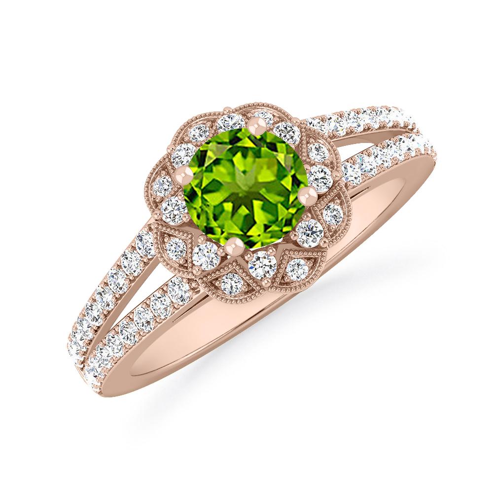 Rose Gold - Peridot