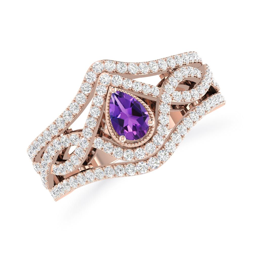 Rose Gold - Amethyst