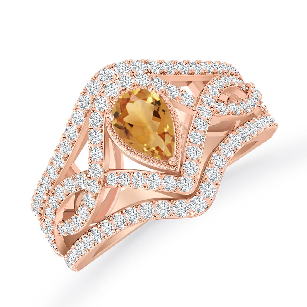 Rose Gold - Citrine