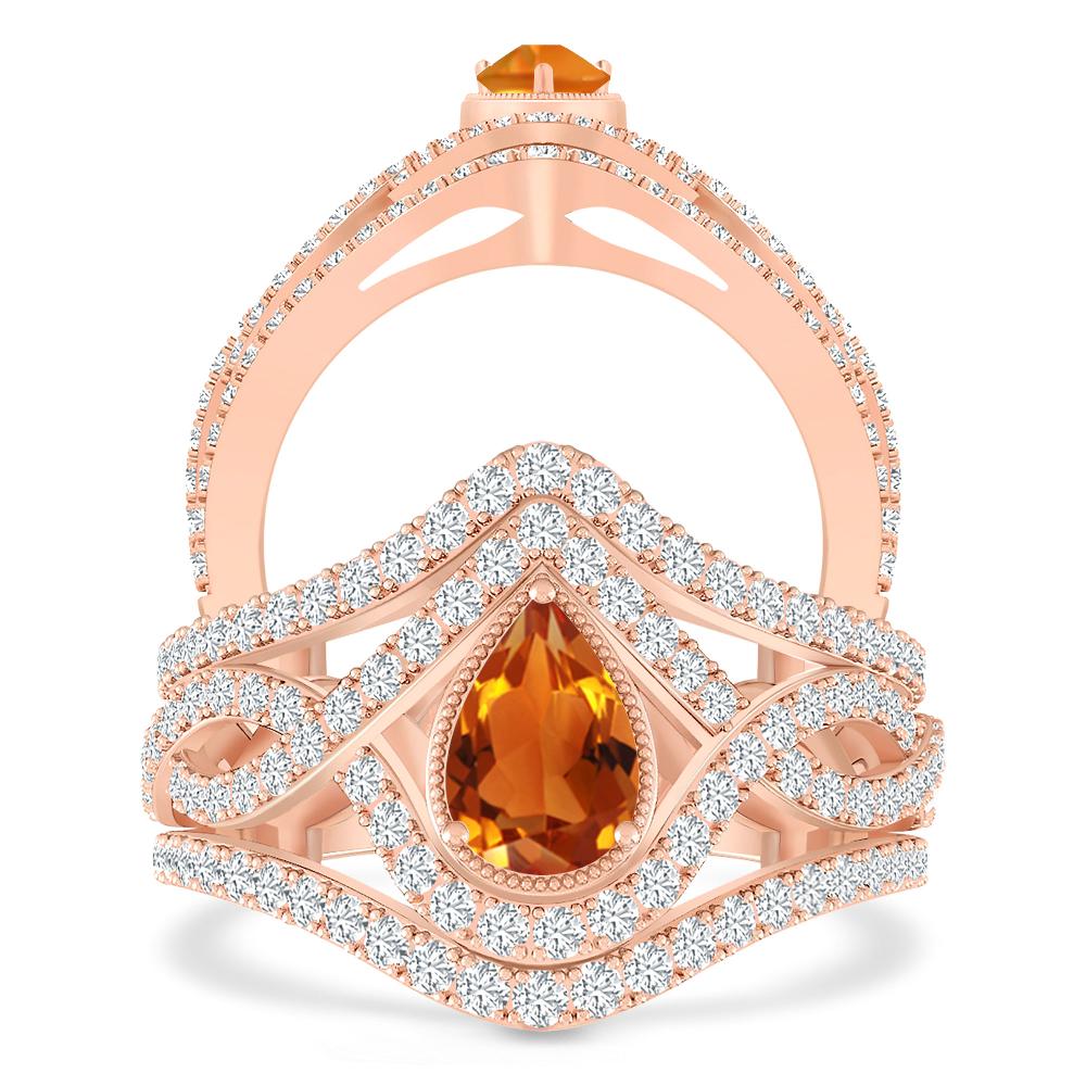 Rose Gold - Citrine