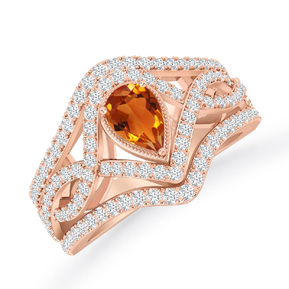 Rose Gold - Citrine