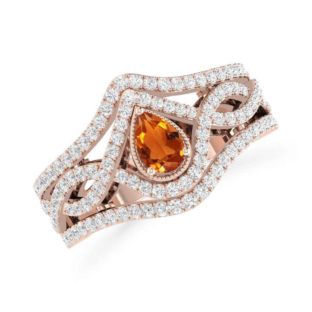 Rose Gold - Citrine