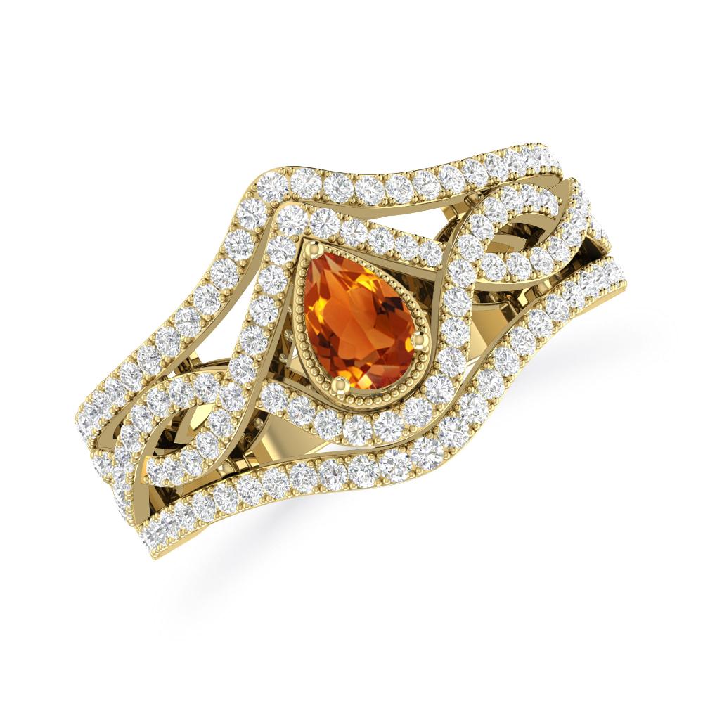 Yellow Gold - Citrine