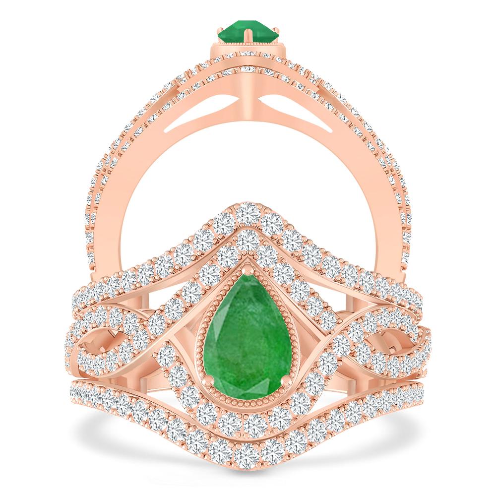 Rose Gold - Emerald