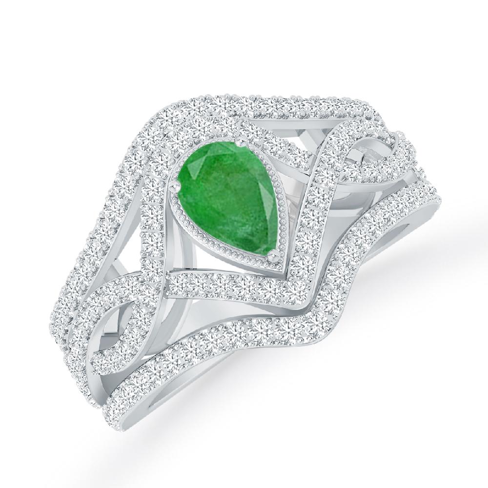 White Gold - Emerald