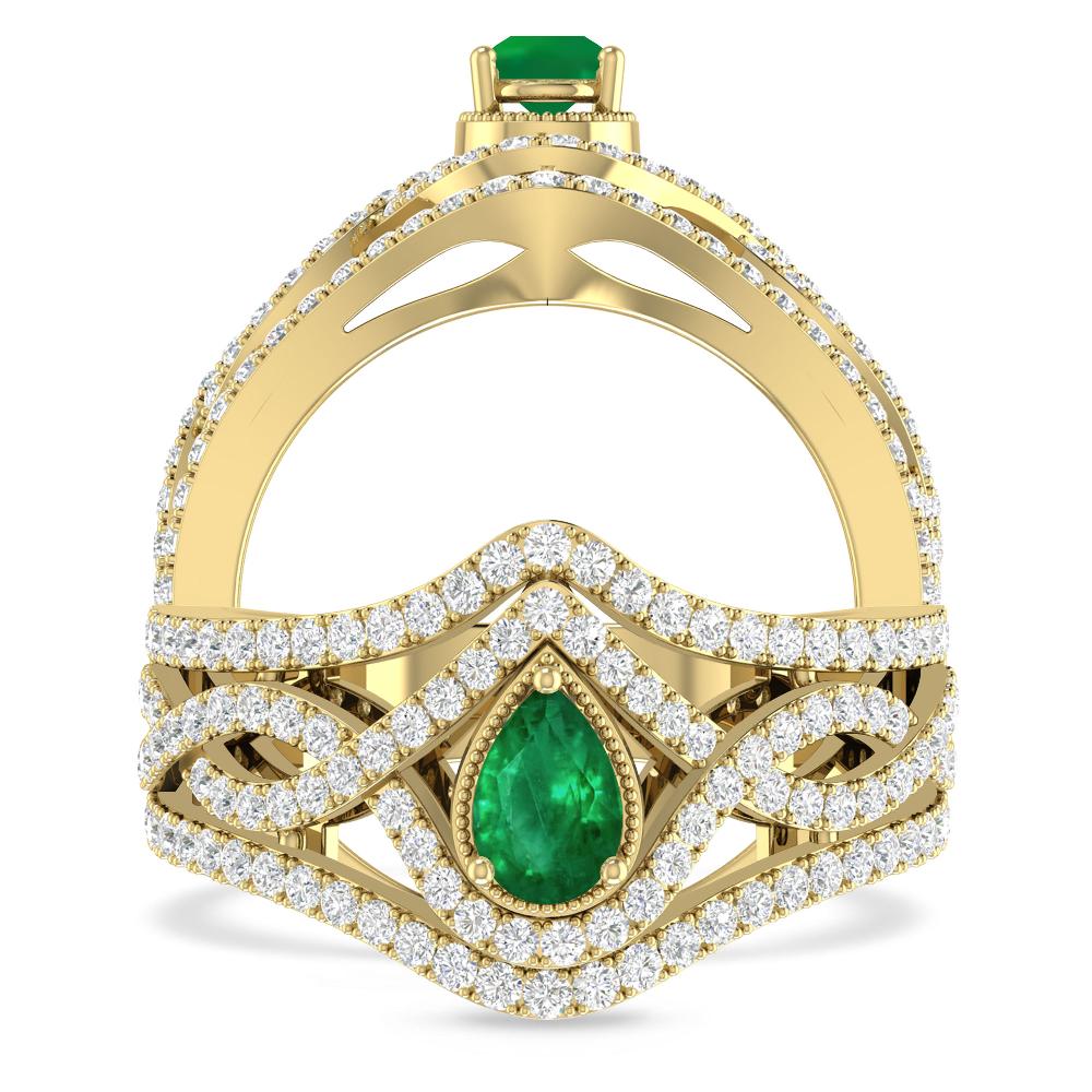 Yellow Gold - Emerald