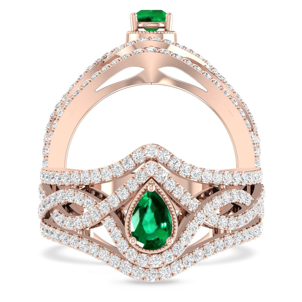 Rose Gold - Emerald