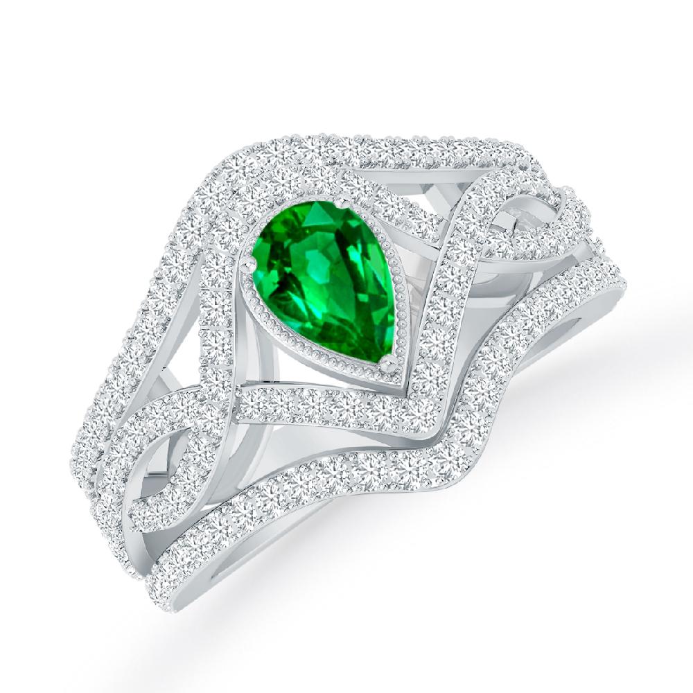 White Gold - Emerald