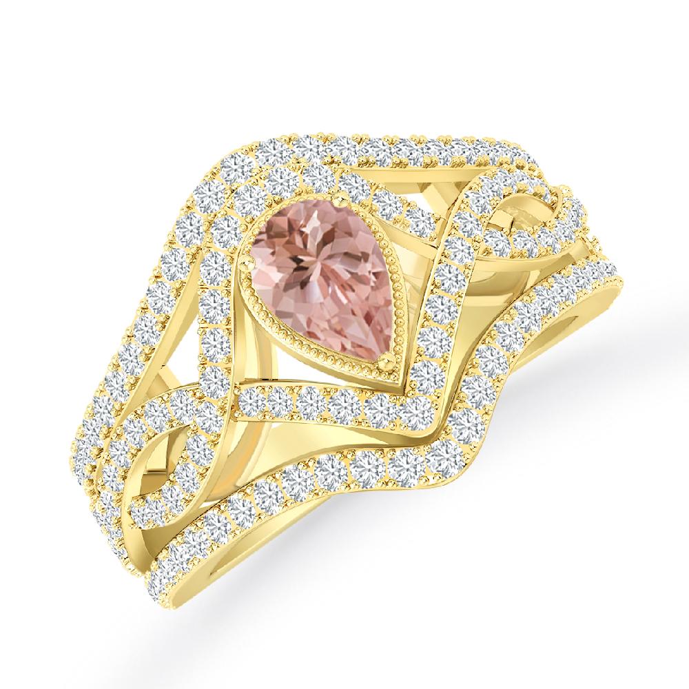 Yellow Gold - Morganite