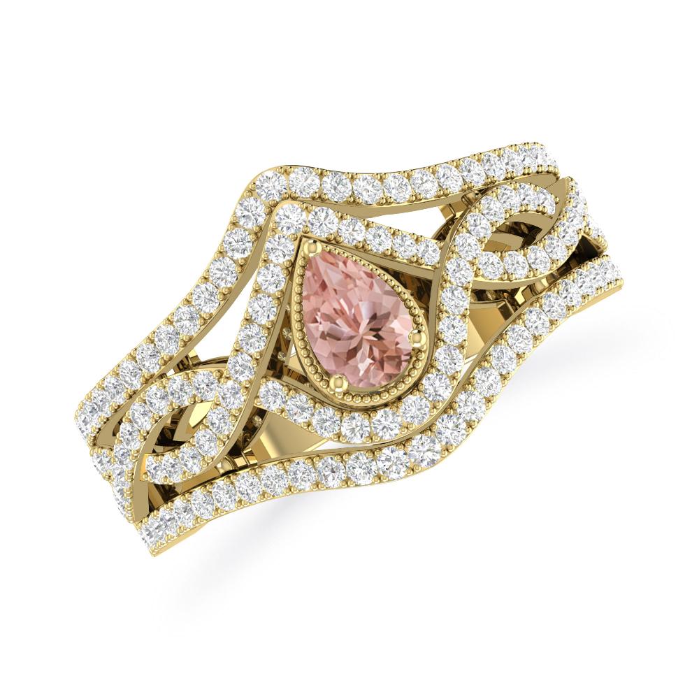 Yellow Gold - Morganite