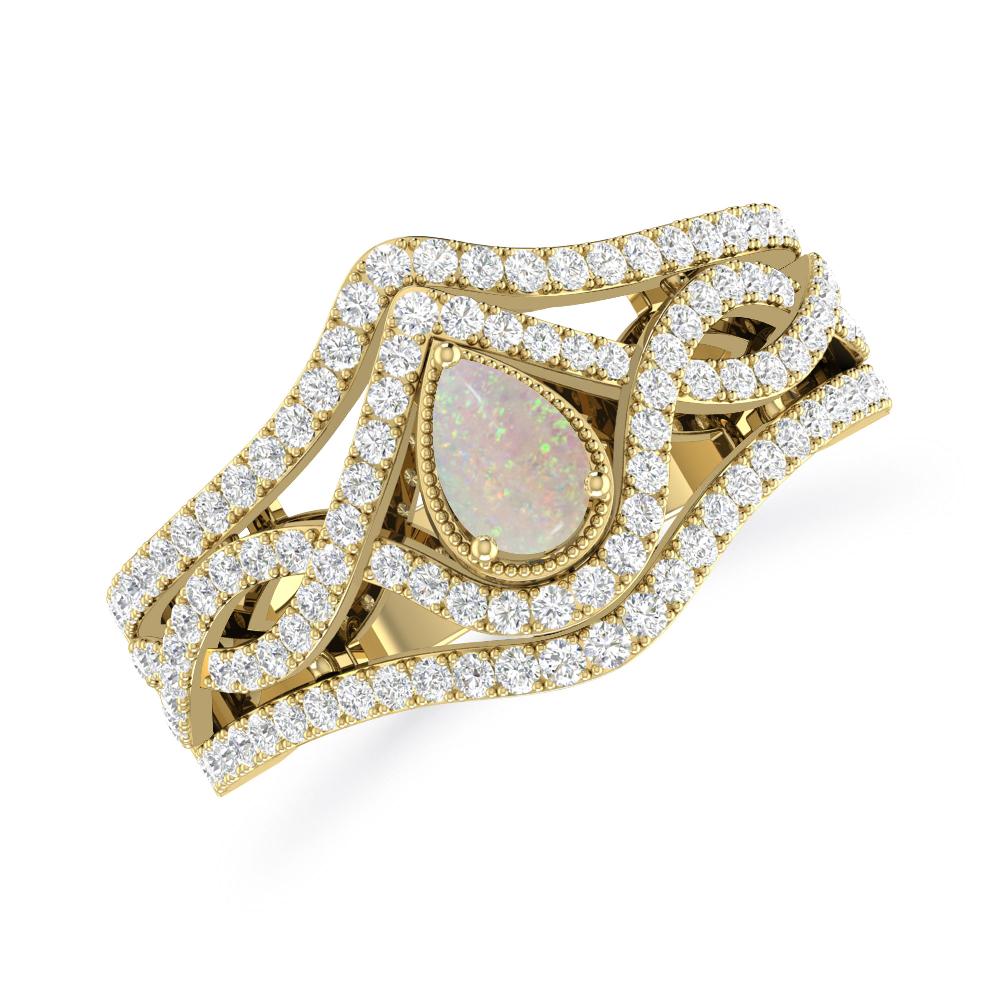 Yellow Gold - Opal