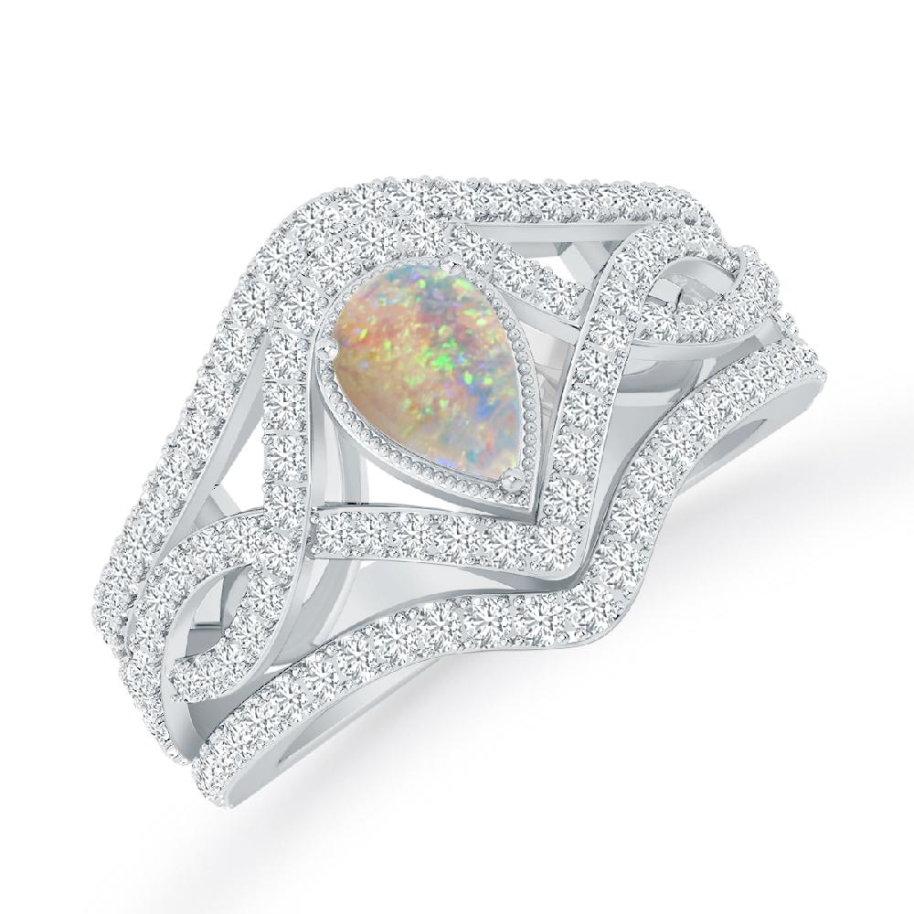 White Gold - Opal