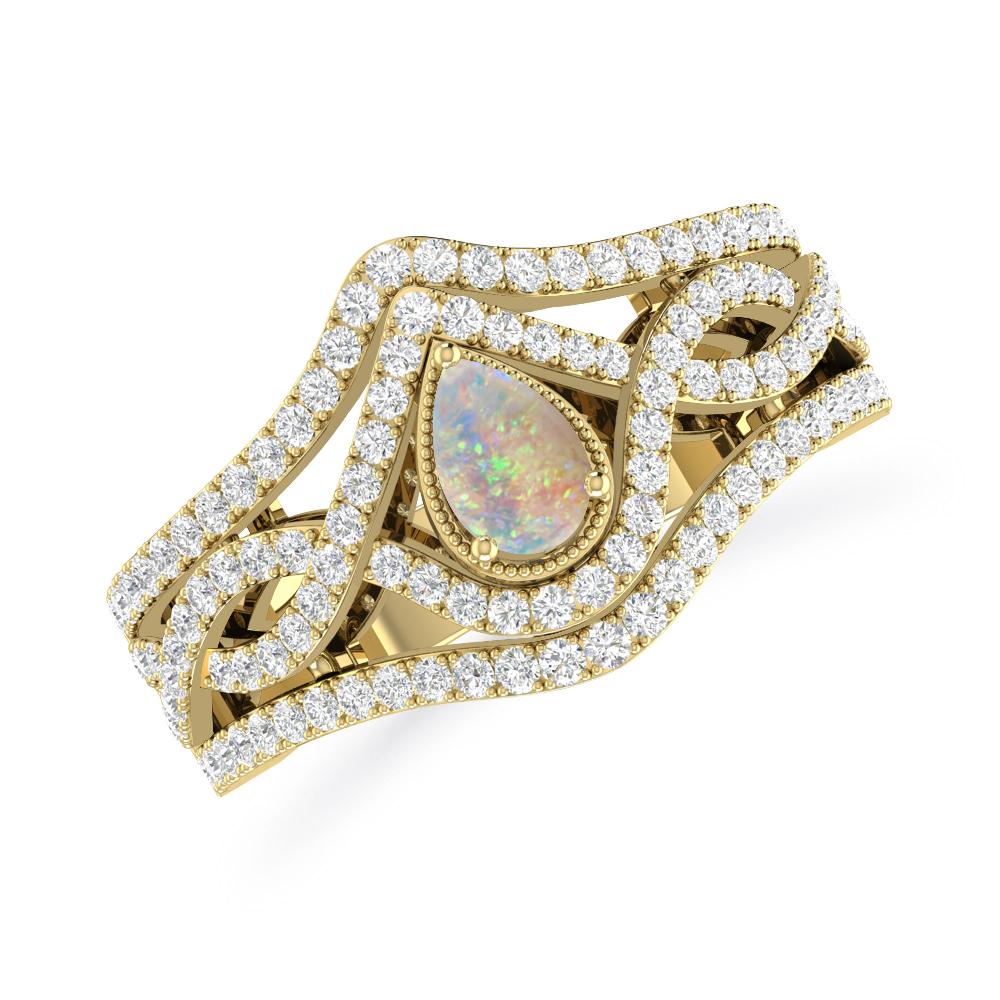 Yellow Gold - Opal