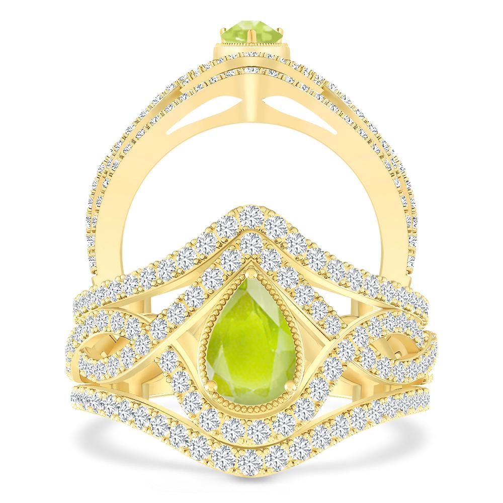 Yellow Gold - Peridot