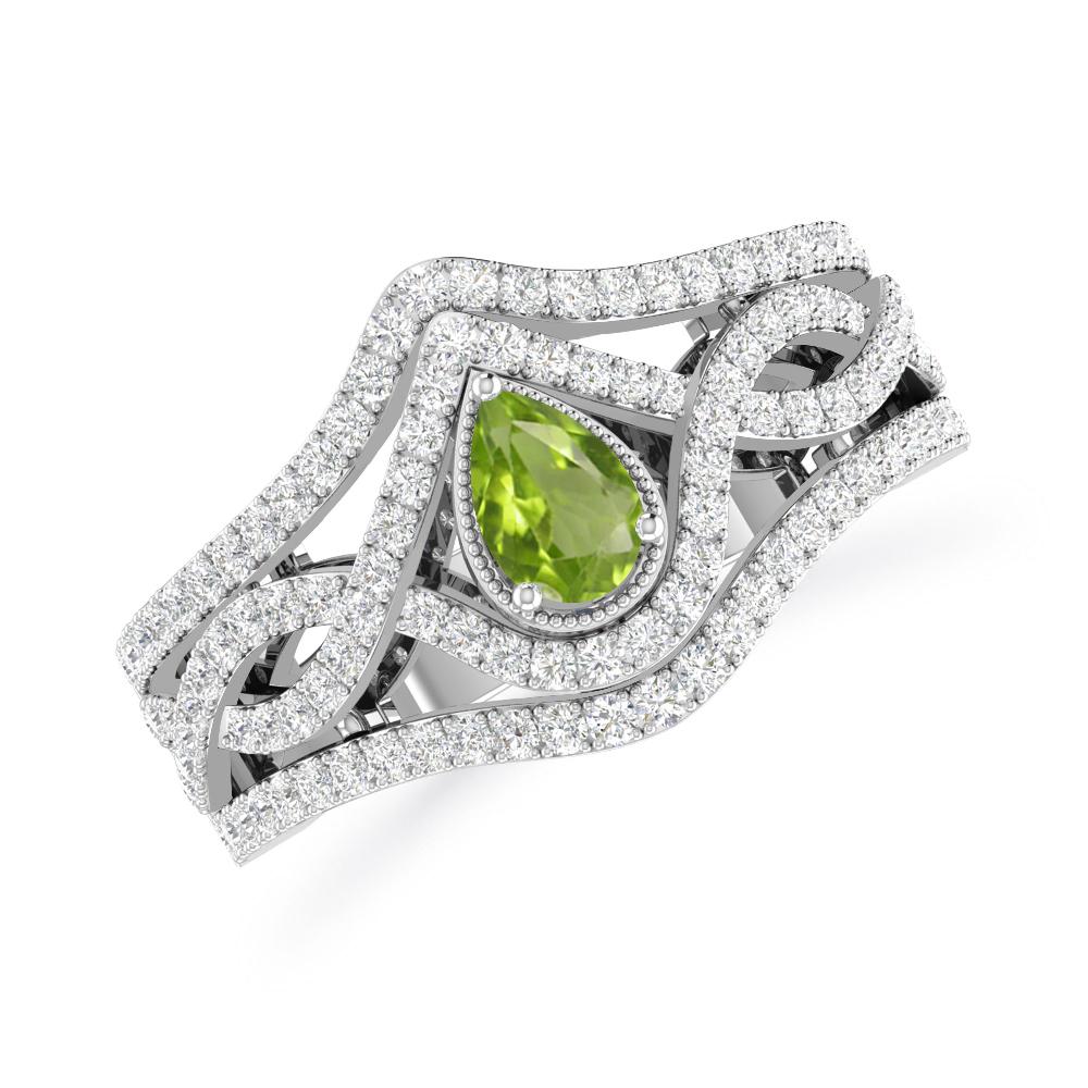 White Gold - Peridot